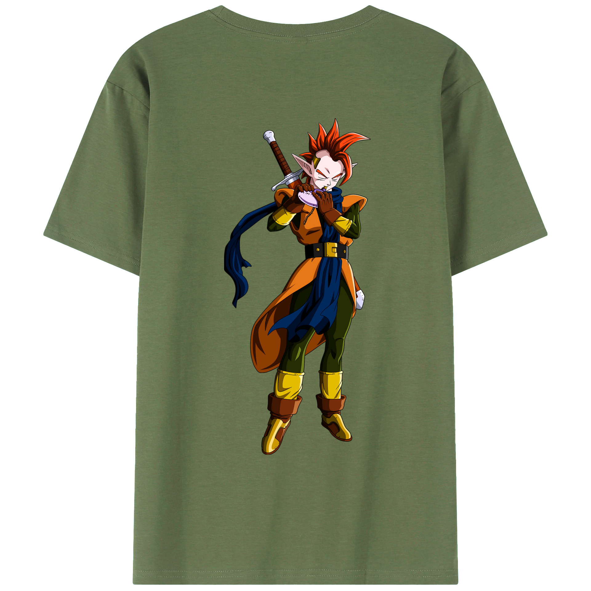 （画像用） ドラゴンボール DRAGON BALL 綿100％ メンズ半袖Tシャツ（バックプリント） 通気性